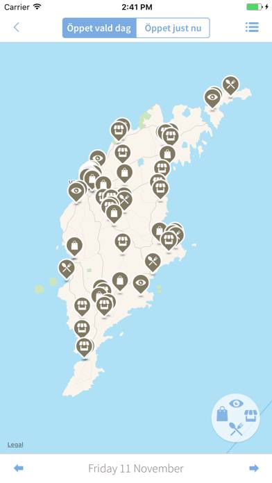 Öppet Gotland App skärmdump #2