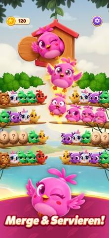Chirpy Sort: Bird Color Puzzle captura de pantalla #1