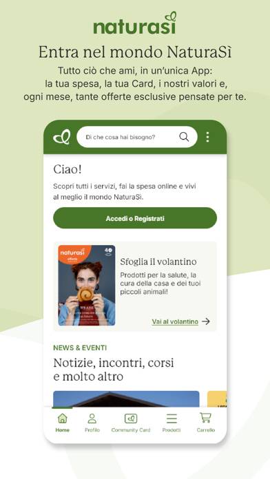 NaturaSì, la tua spesa bio immagine dello schermo