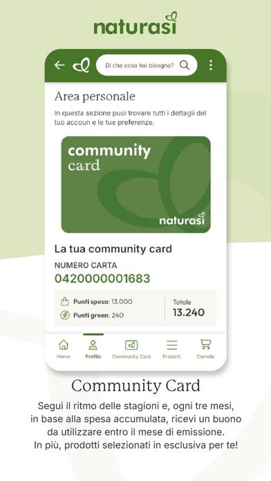 NaturaSì, la tua spesa bio Schermata dell'app