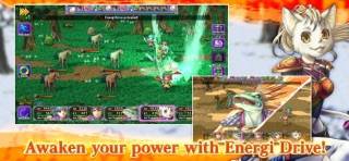 RPG Alphadia F skärmdump av spelet