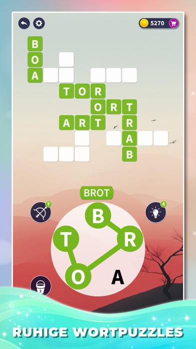 Word Yoga Spiel-Screenshot