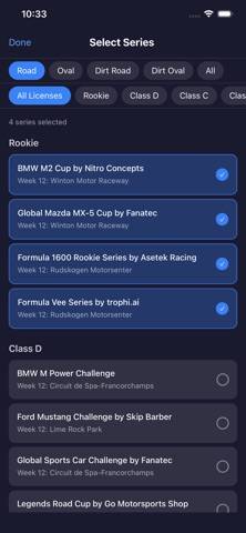 StartLight Racing Widget App screenshot