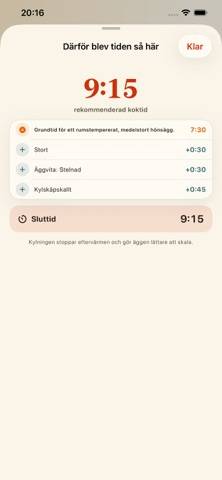Perfeggtion App skärmdump