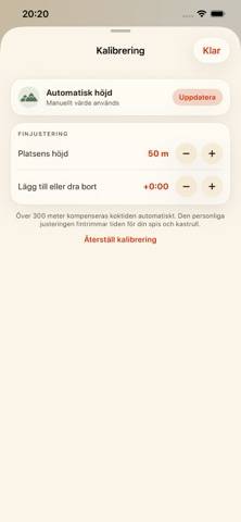 Perfeggtion App skärmdump