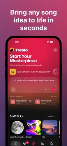 Treblo - AI Music screenshot