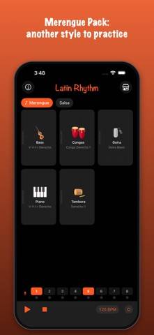 Latin Rhythm App-Screenshot