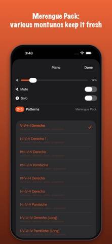 Latin Rhythm App-Screenshot