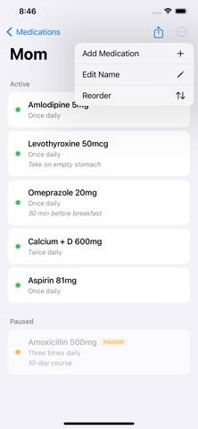 Med-List screenshot #2
