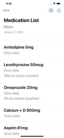 Med-List screenshot #4