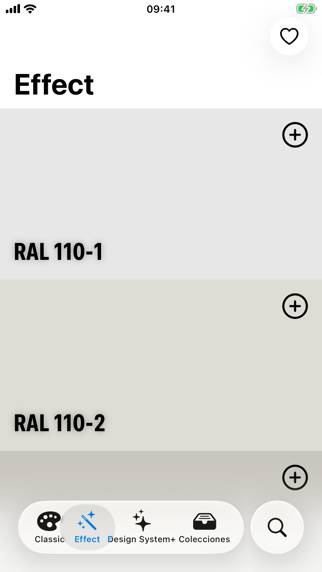 Paleta RAL Captura de pantalla de la aplicación