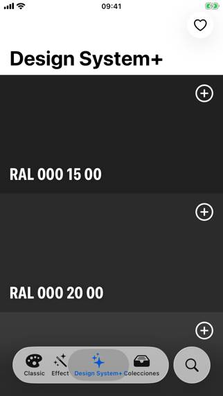 Paleta RAL Captura de pantalla de la aplicación