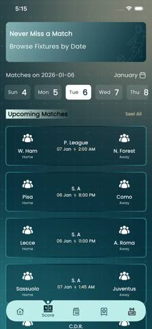 FIKA FOOTBALL – Live Scores App screenshot
