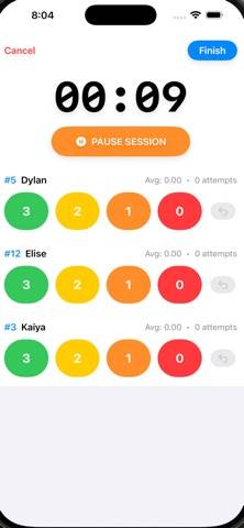 Easy Serve Receive Stats screenshot #3