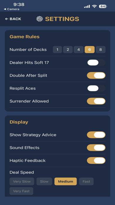 Blackjack Card Counter Pro game screenshot
