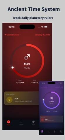 Planetära Timmar App skärmdump