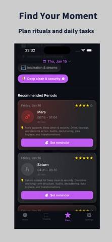 Planetära Timmar App skärmdump