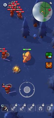 Butcher hero: hook'n'chew RPG schermata del gioco