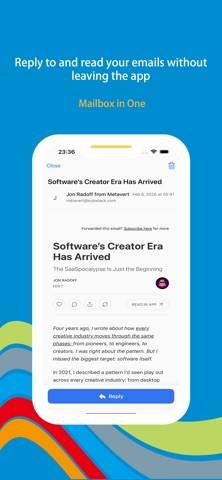 Wonder Mail App screenshot
