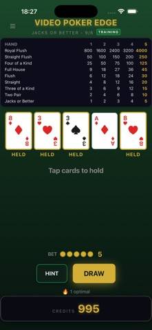 Video Poker Edge screenshot