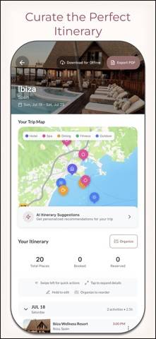 Nested Travel App screenshot