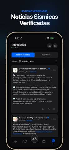 ¡Sismo Listo! Alerta Terremoto Captura de pantalla de la aplicación