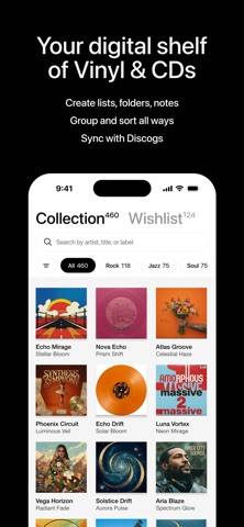 Plastic: Vinyl, CD collection Schermata dell'app