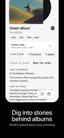 Plastic: Vinyl, CD collection Schermata dell'app