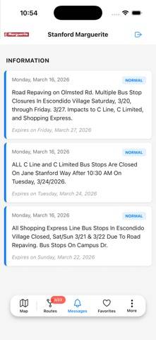ETA Transit screenshot