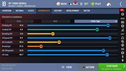 OOTP Baseball 27 Go! game screenshot