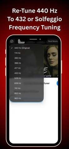 Music Re-Tuner App skärmdump