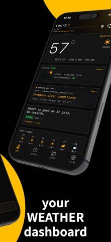 RAD Weather: Honest Forecast Schermata dell'app