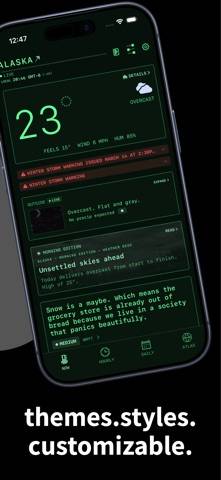 RAD Weather: Honest Forecast Schermata dell'app
