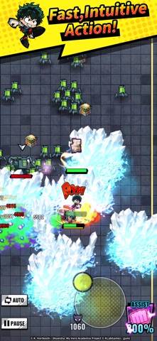 Mha: United Survival schermata del gioco
