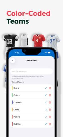 Game Time – Sports Calendar App screenshot