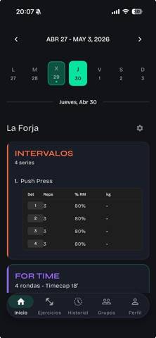 Crossmate: Tu Diario de WODs captura de pantalla