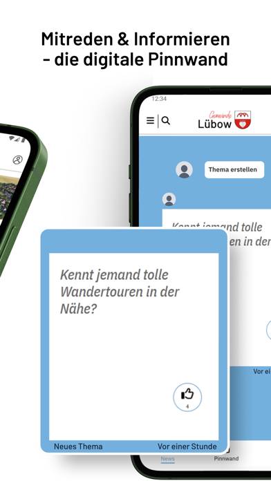 Lübow App-Screenshot