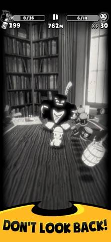 Bendy's Nightmare Run captura de pantalla del juego