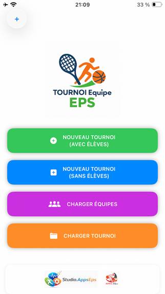 TOURNOI Equipe EPS capture d'écran
