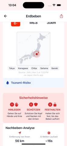 Japan Alerts Bildschirmfoto #2
