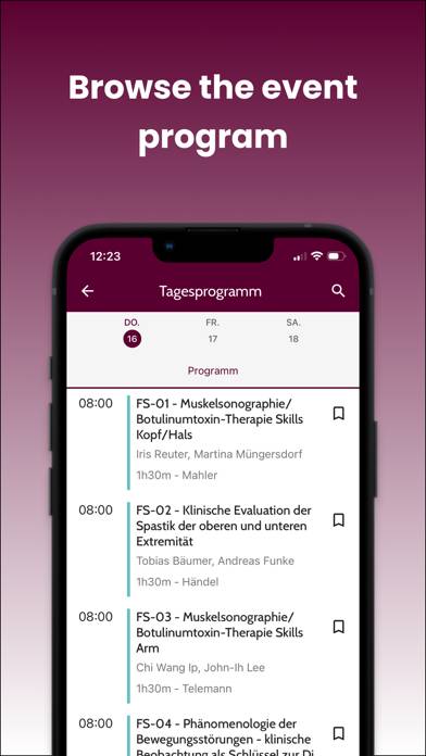 DPG Kongress 2026 App-Screenshot