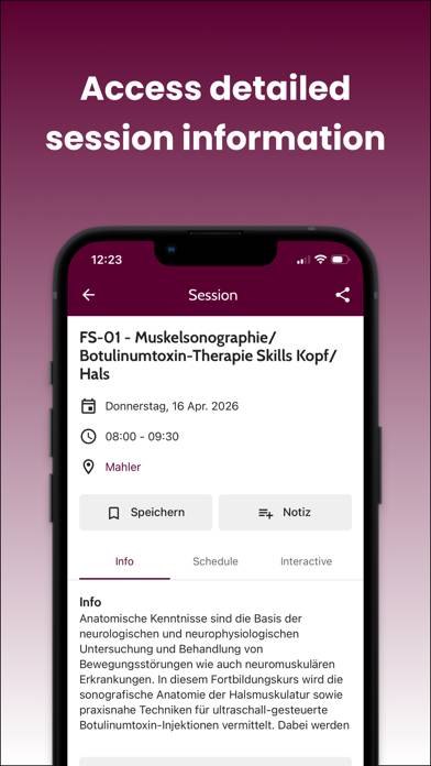 DPG Kongress 2026 App-Screenshot