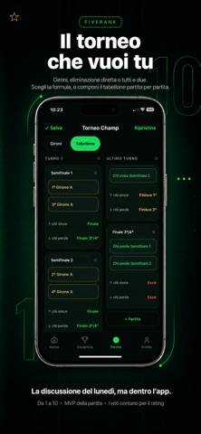 FiveRank Schermata dell'app
