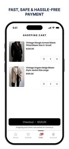 Select Vintage NYC App screenshot