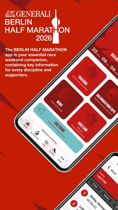 Berlin Half Marathon Captura de pantalla de la aplicación