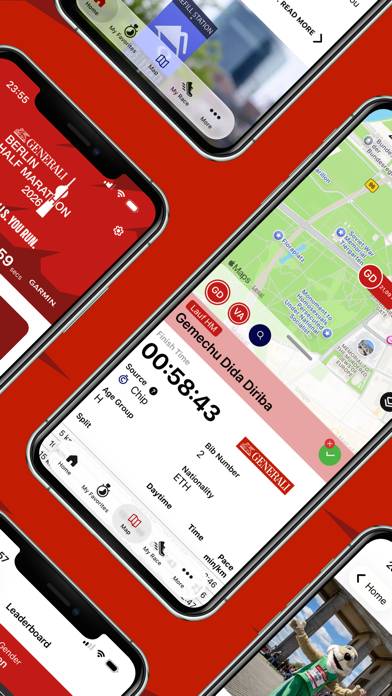 Berlin Half Marathon Captura de pantalla de la aplicación