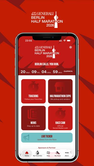 Berlin Half Marathon Captura de pantalla de la aplicación