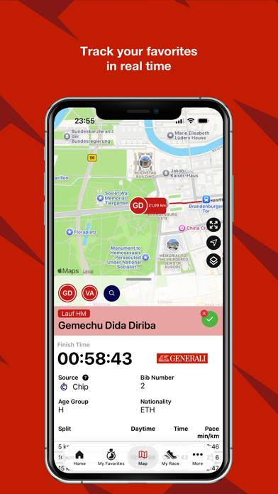 Berlin Half Marathon Captura de pantalla de la aplicación