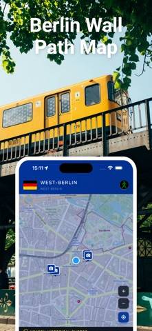 Berlin Wall Explorer App skärmdump