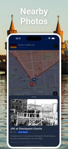 Berlin Wall Explorer App skärmdump
